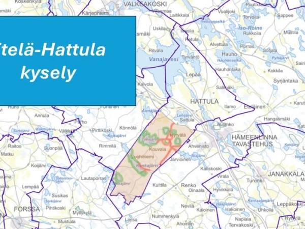 Kysymyksiä Etelä-Hattulasta Hattulan puolen&nbsp;asukkaille