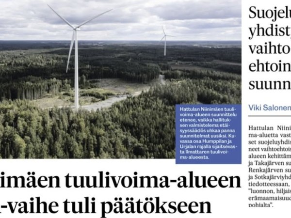 Sotkajärviyhdistyksen kommentit Niinimäen YVA-selostukseen ja kaavaluonnokseen