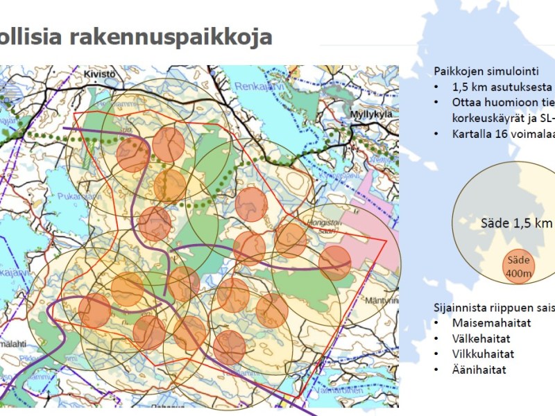 Tuulivoimarakentaminen Etelä-Hattulassa